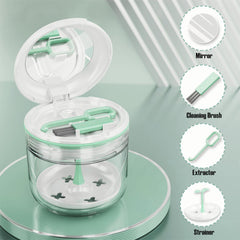 Safe, durable PP retainer case in white