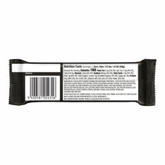 Nutrition facts panel showing 46g protein per bar