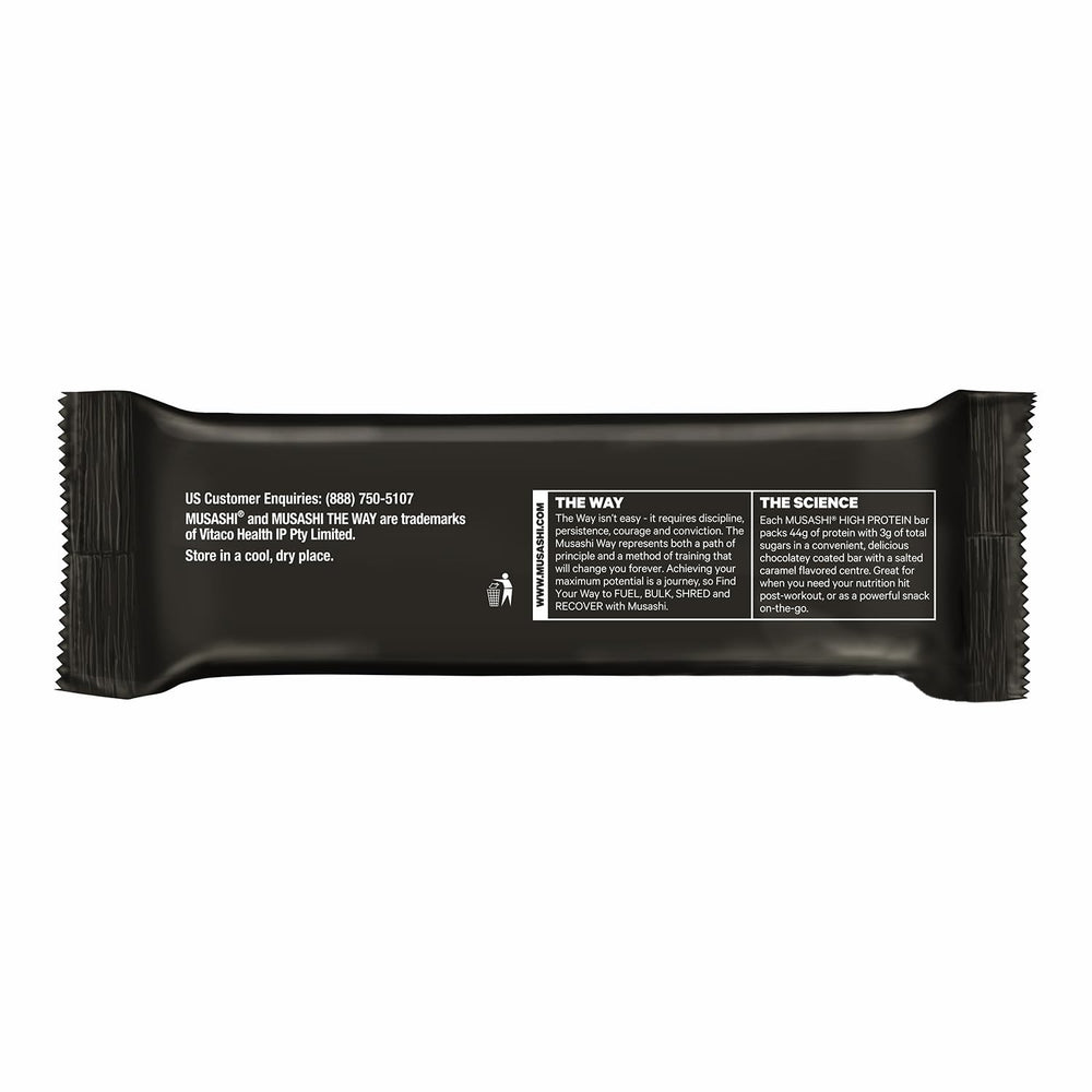 On-the-go post-workout snack with MUSASHI bar