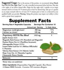 Nighttime wellness scene with a glass of water and capsules