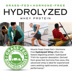 Muscle Feast Unflavored Hydrolyzed Whey blends smoothly with no clumps