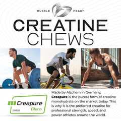 Lemon lime vegan creatine monohydrate candy label