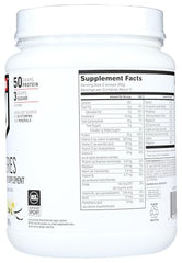 Muscle Milk Intense Vanilla glass being poured for a workout shake