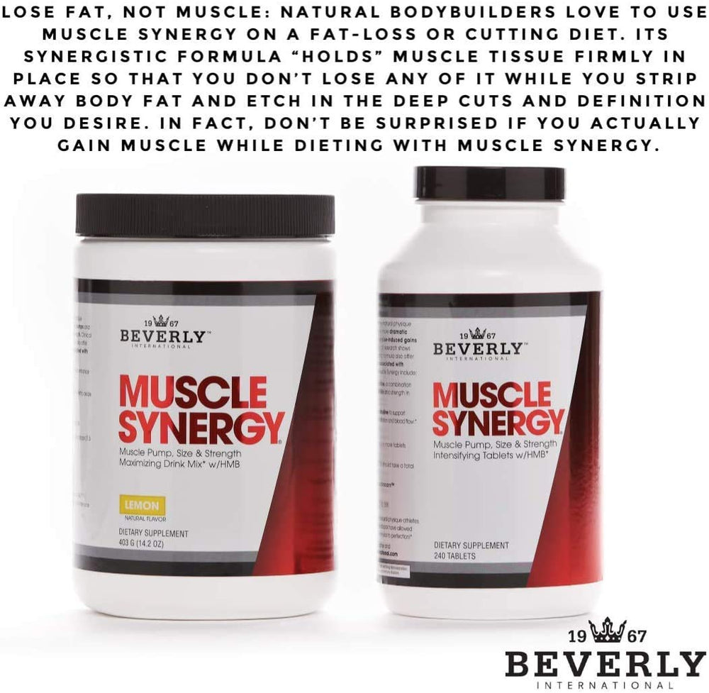 Product focus on pumps and vascularity for Muscle Synergy Lemon 405g