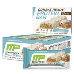 MusclePharm Combat Ready Cinnamon Roll bar pack boosts energy for workouts