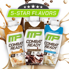 MusclePharm Combat Ready Chocolate Fudge product shot ready for gym bag