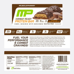 MusclePharm Combat Sport Bar chicory root fiber supports digestion and fullness.