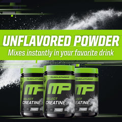Ingredients panel for MusclePharm Creatine Monohydrate