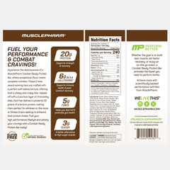MusclePharm four-bar-pack image demonstrates value and convenient fueling for workouts.