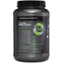Diagram illustrating the PROTEIN+ 7-in-1 blend features