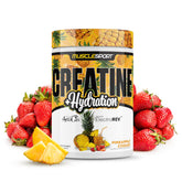 Musclesport Creatine Hydration Pineapple Cooler tub and scoop