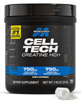 MuscleTech Cell-Tech Creactor Creatine HCl powder tub – 120 servings, unflavored