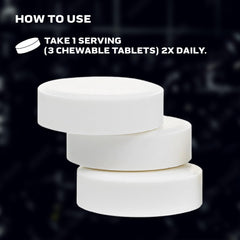 Product label graphic highlighting 90 servings and Creapure monohydrate