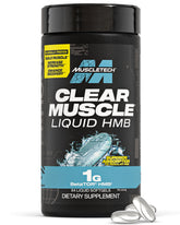 Muscletech HMB Clear Muscle bottle with 84 liquid softgels