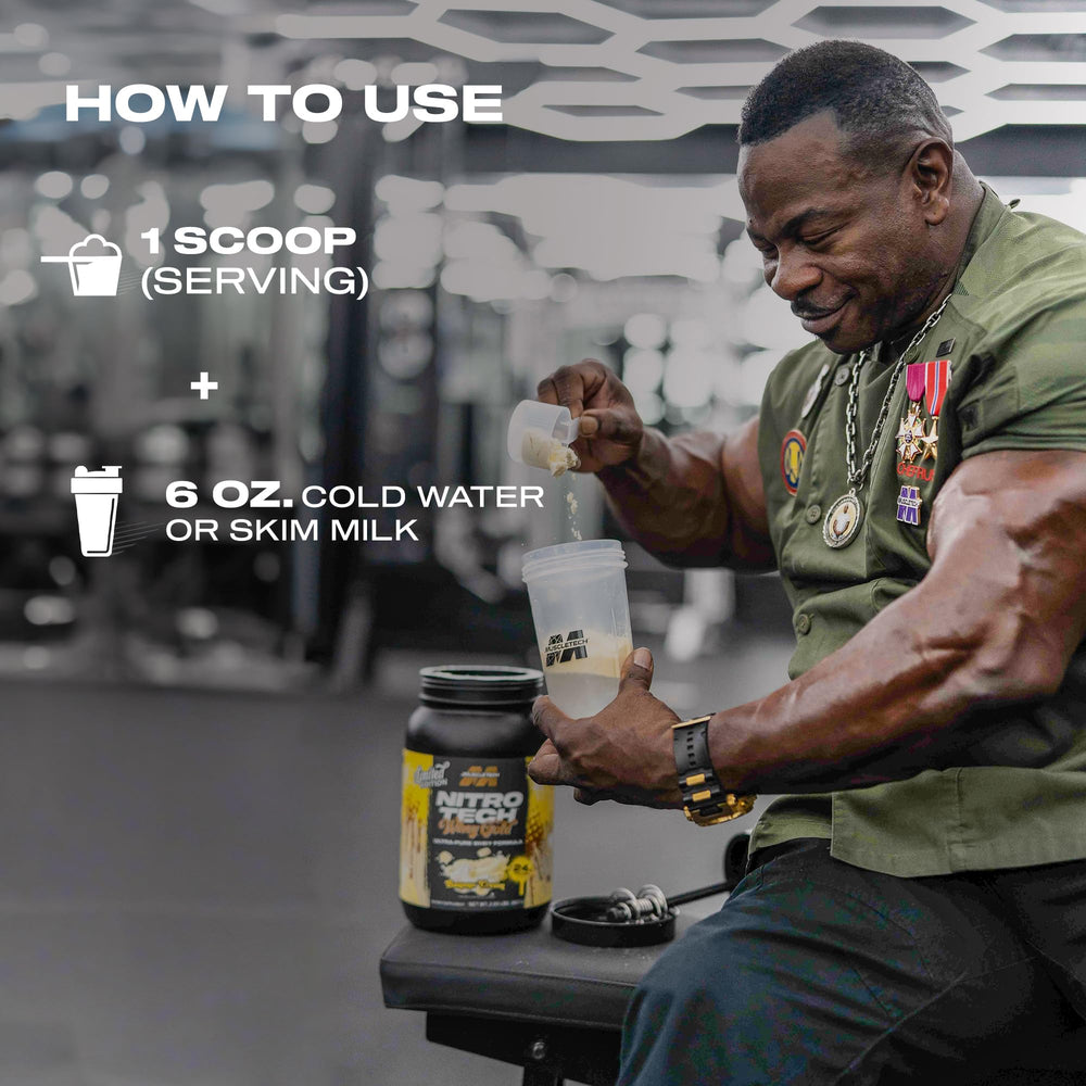 MuscleTech Nitro-Tech whey gold BCAAs and glutamine boost during intense training