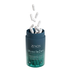 Recommended serving size: 6 capsules per day for MuscleZen