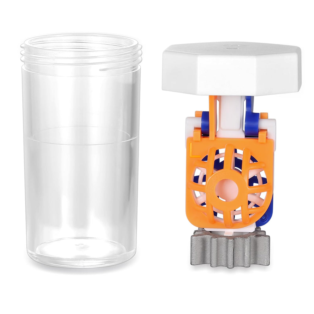 MUSHENJI 3-piece hydrogen peroxide contact lens case – front view