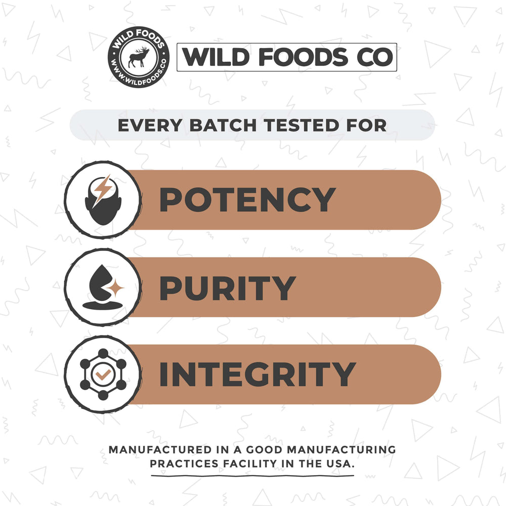 Liquid extract of the mushroom adaptogenic blend