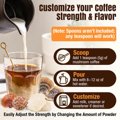 5.3 oz jar of Esowbe Mushroom Coffee 23-in-1