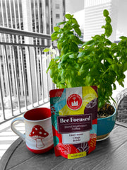 Dark roast packaging and serving-size information