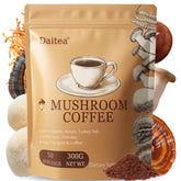 Front view of Mushroom Coffee packaging