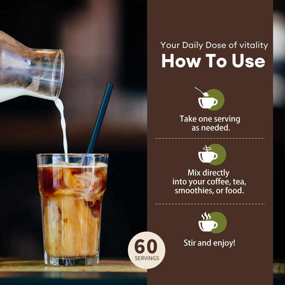 Front packaging image showing the Mushroom Coffee jar.