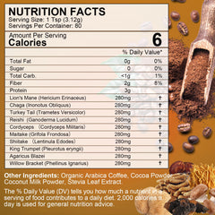 Macro shot of mushroom powder texture