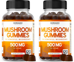Front view of Mushroom Gummies 2500mg 10-in-1 Pack 2