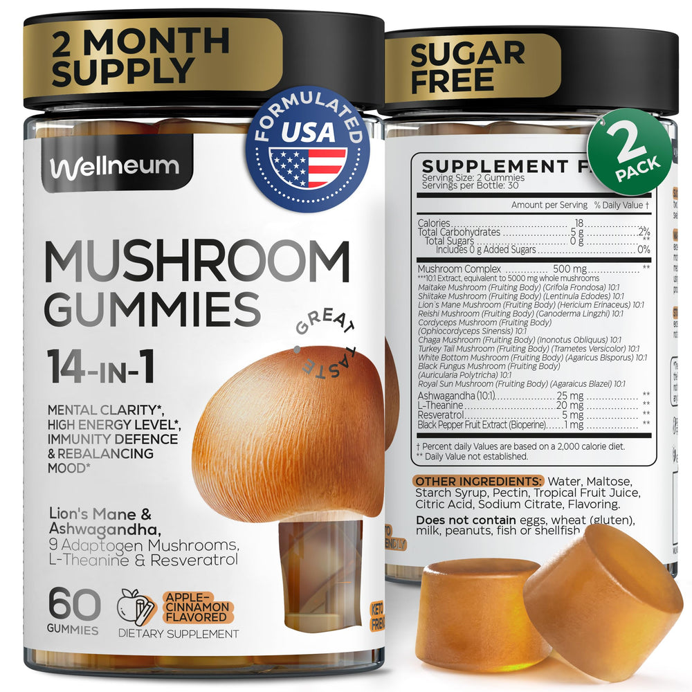 Front hero image of Mushroom Gummies 5000 mg 120 pcs (2 Pack)