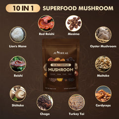 Scoop with 1000mg serving of mushroom powder