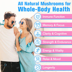 Cordyceps mushroom for energy and stamina in the 20-in-1 complex