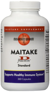 Mushroom Wisdom Maitake D-Fraction 360 Capsules bottle