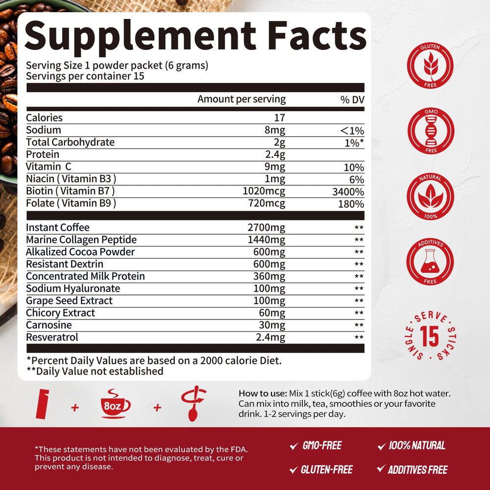 Label showing Non-GMO and gluten-free attributes