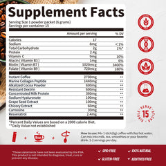 Label showing Non-GMO and gluten-free attributes