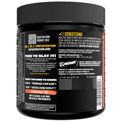 Mutant Madness powder dissolves quickly in water for easy mixing.