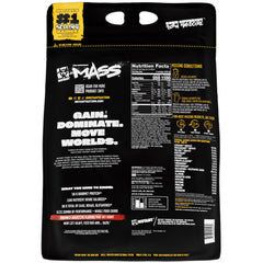 Mutant Mass hero-packaging-taste emphasizes luxury flavor and premium quality.