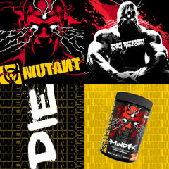 Mutant Mind FK ingredient blend infographic emphasizing focus and flow