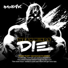 Mutant Mind FK scoop with powder for quick energy pre-workout