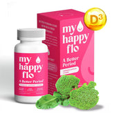 Product bottle of My Happy Flo PMS Support with 60 capsules
