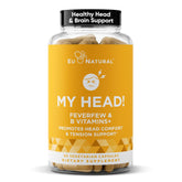 My Head! Headache vitamins bottle with 60 soft capsules