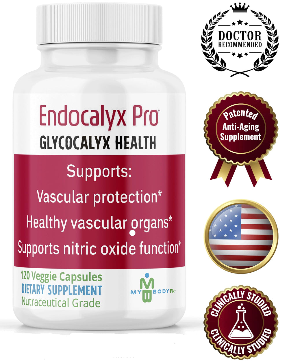 Close up of Endocalyx Pro capsules