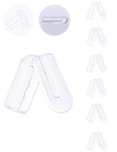 Clear MYCOURAG nose pads 12mm x 5mm, 6-pair package - image 1
