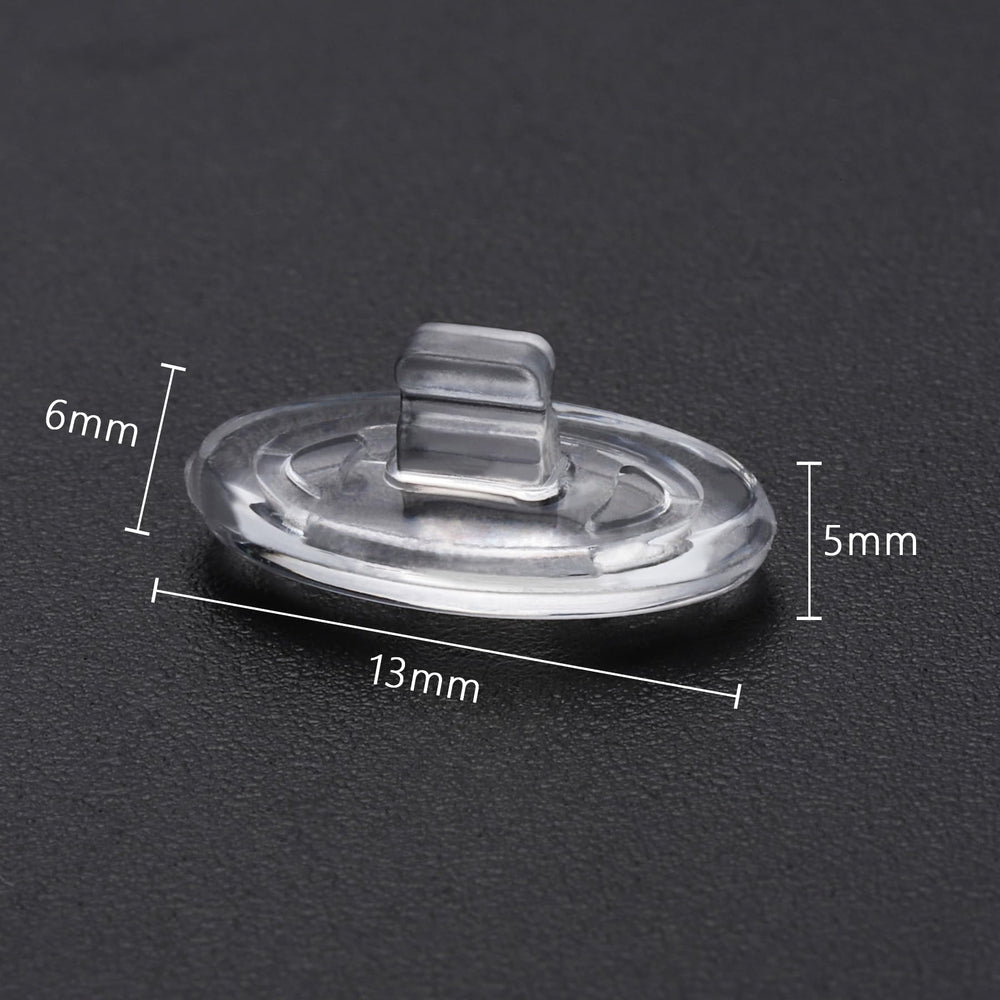 Replacement 13mm silicone nose pads for Oakley WireTap