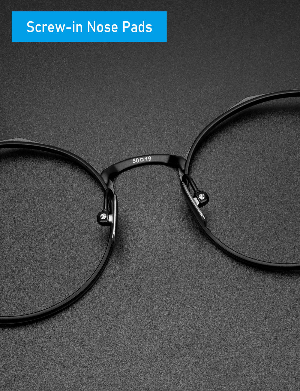 Easy installation silicone nose pads for Oakley frames - ready to use