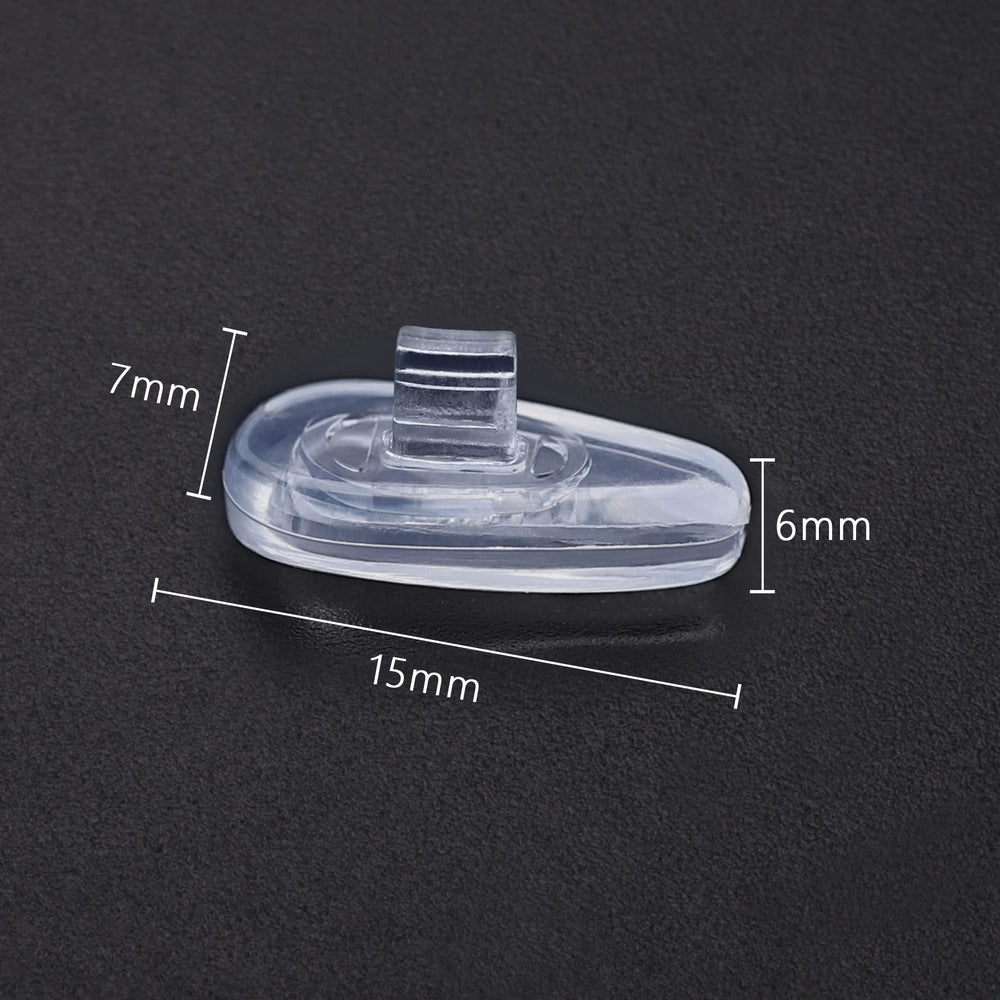 Close-up of Oakley Socket nose pads replacement (MYCOURAG 6-pack)