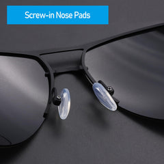 Easy-install silicone nose pads for Oakley Conductor and Surface Plate