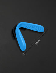 Close-up of MYCOURAG sky blue nose pad for Pit Viper 2000 sunglasses