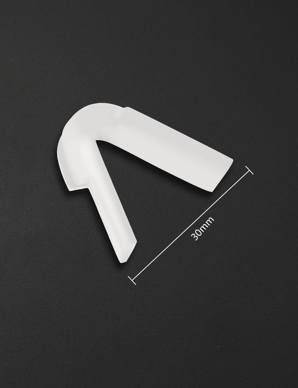 Two White MYCOURAG Nose Pads for Pit Viper The Original Sunglasses – Front View