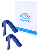 Blue MYCOURAG replacement silicone nose pads for Pit Viper The Original (Standard Frame) – two pads