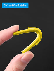 Package of two yellow MYCOURAG nose pads for Pit Viper The Original sunglasses
